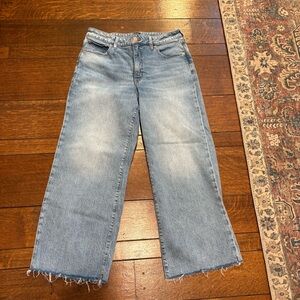 J. Crew Factory Denim Wide-Leg Jeans